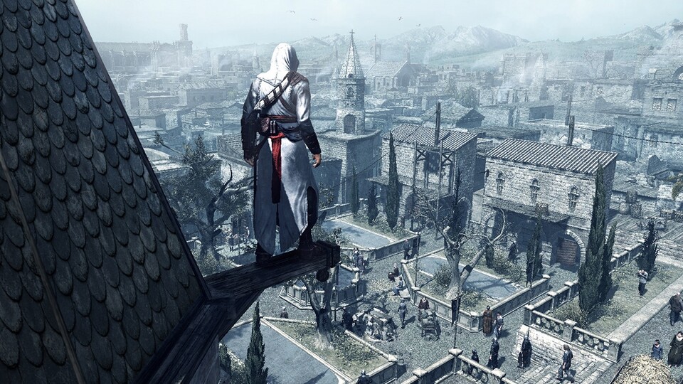 Der erste Teil von Assassins Creed war noch etwas bodenständiger als die neueren Ableger.