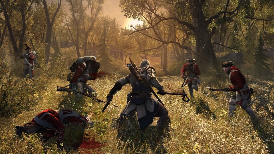 Ubisoft empfiehlt für Assassin's Creed 3 einen Controller.