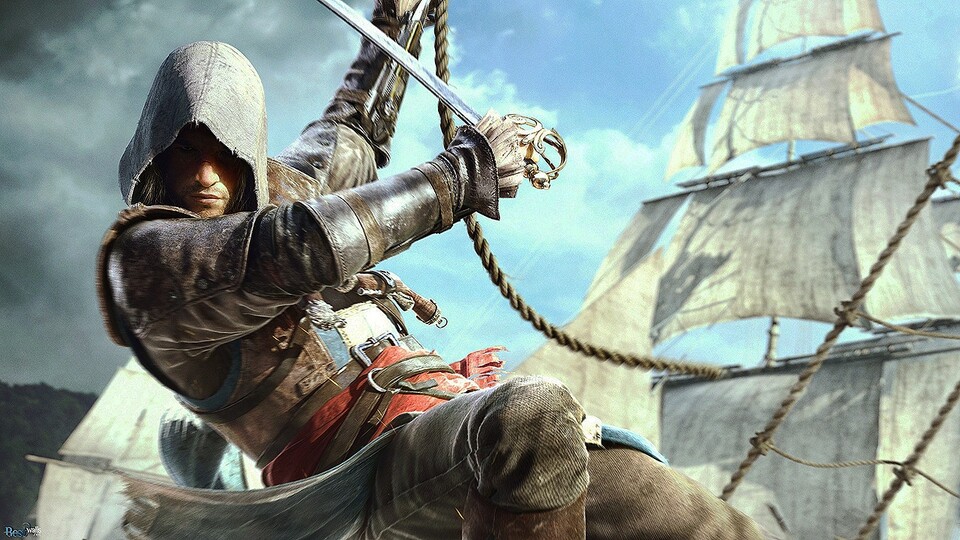 Assassin's Creed 4: Black Flag hisst erneut die Segel und läuft auf Platz 1 der Verkaufscharts ein.