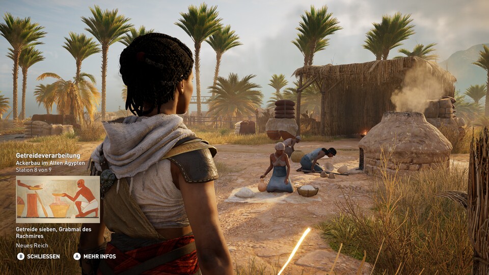 Im Entdeckungstour-Modus von Assassin's Creed: Origins dürfen wir endlich Aya spielen.