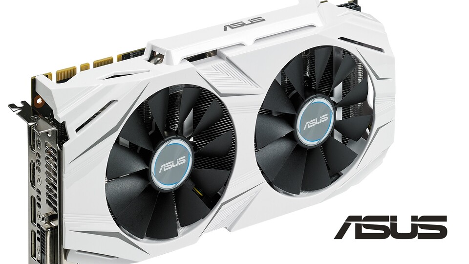 Wie diese GeForce GTX 1070 Dual OC 8 GB im ONE GameStar-PC XL verbauen wir in allen GameStar-PCs ausschließlich Grafikkarten von Asus.