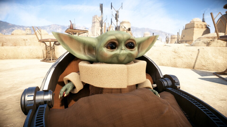 Baby Yoda ist der nicht ganz so geheime Star von Staffel 1 der Star-Wars-Serie The Mandalorian.