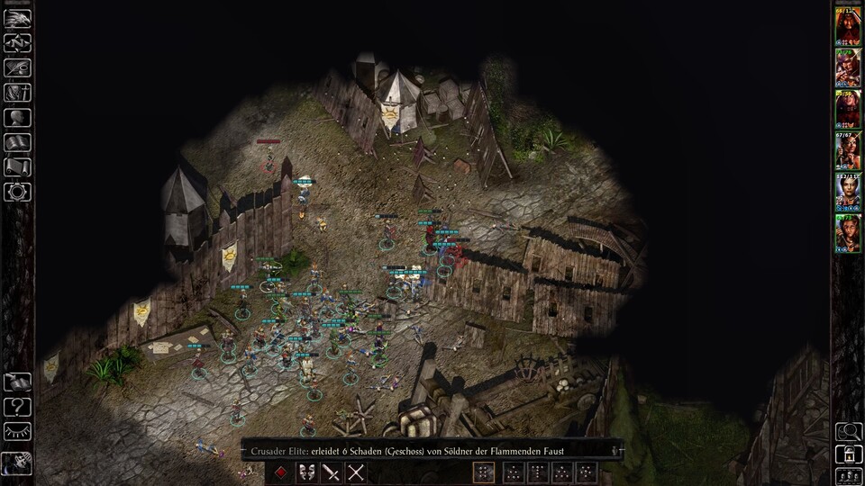 Große Kämpfe bei Belagerungen sind spannende Höhepunkte des Spiels. 