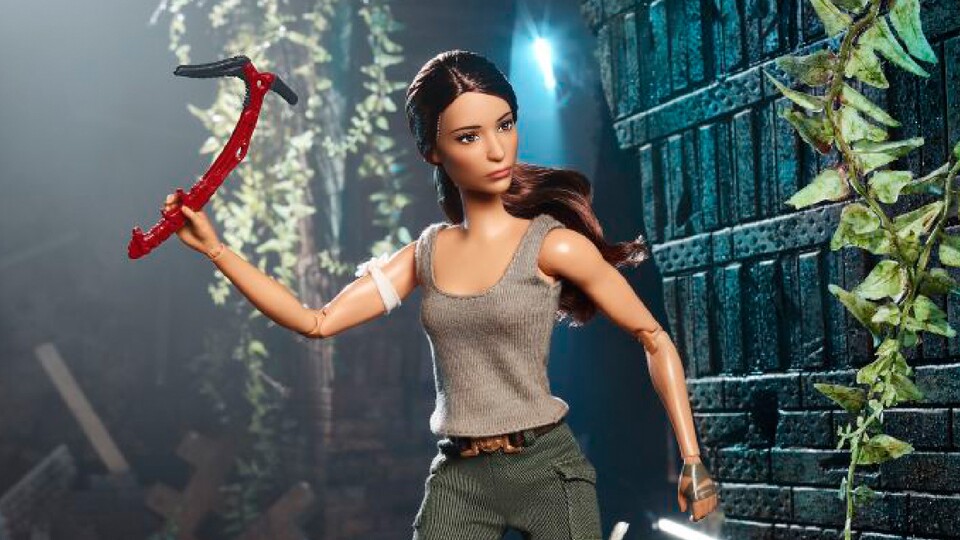Lara Croft als Barbie. Im Vorfeld des neuen Kinofilms erscheint dieses besondere Merchandise von Mattel.