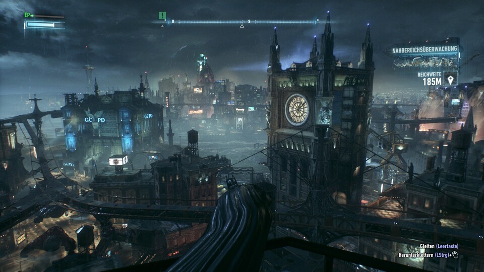 Batman: Arkham Knight basiert auf der Unreal Engine 3 und setzt Arkham City damit zwar durchaus ansehnlich in Szene, der Spielspaß wird auf dem PC aber durch massive Performance-Probleme getrübt.