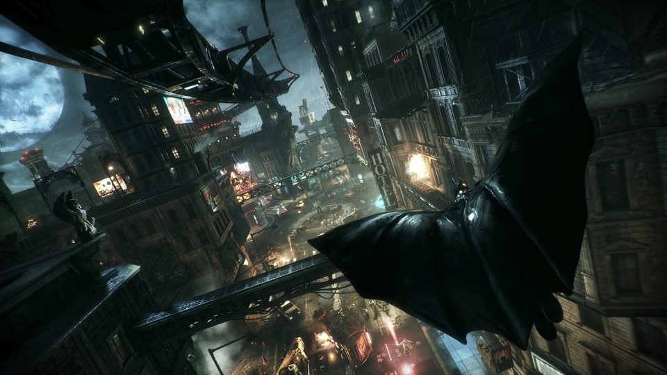 Der Download von Batman: Arkham Knight ist zirka 45 Gigabyte groß.