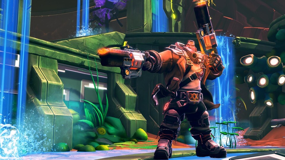 Battleborn ist eine neue Marke für Gearbox und einer der Vorreiter im MOBA-Shooter-Genre. Entwickler Gearbox investiert in den Titel eine AAA-Summe, die Produktion ist teurer als von Borderlands und Borderlands 2 zusammen.