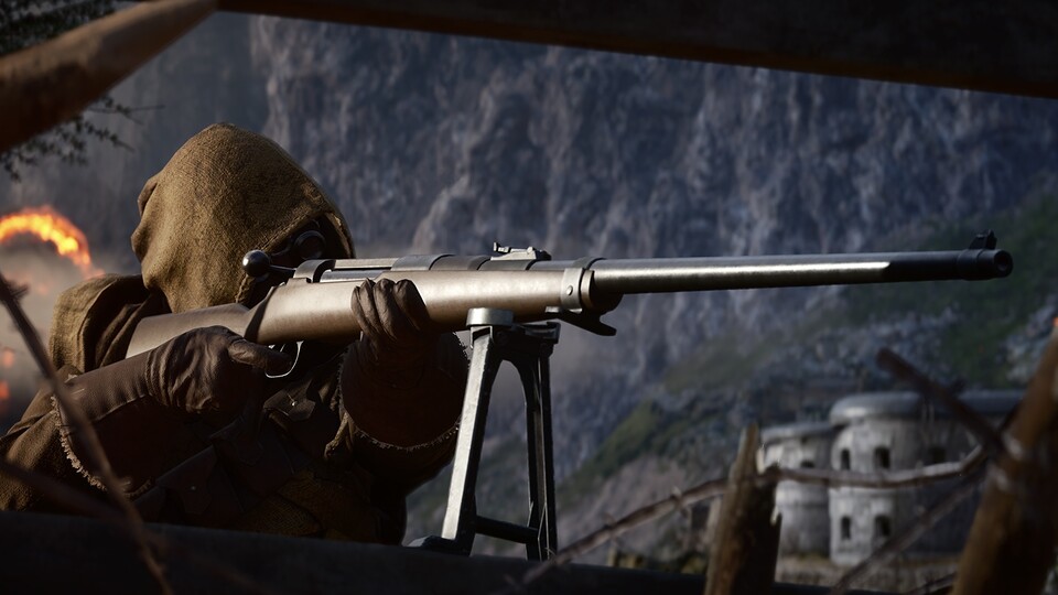 Aufklärer in Battlefield 1 bekommen bald ein nützliches Schutzschild aus Stahl.