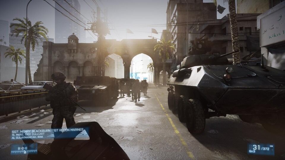 Lichteffekte und Spiegelungen sind die Stärken von Battlefield 3.
