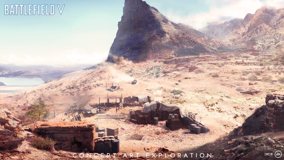 Schauplatz: Afrikafeldzug. Battlefield 5 verlagert den Kampf auch in die Wüste.