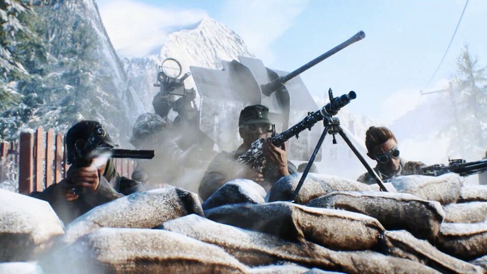 In der Alpha von Battlefield 5 geht's ins verschneite Norwegen.