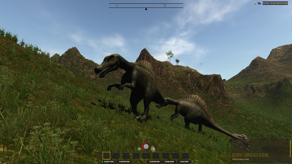 Dinosaurier statt Zombies, sonst setzt Beasts of Prey auf Altbewährtes: Rohstoffe sammeln, Dinge bauen, töten. 