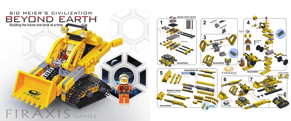 Firaxis hat den Vorschlag für einen Bausatz des »Worker Mechs« aus Civilization: Beyond Earth bei LEGO eingereicht.
