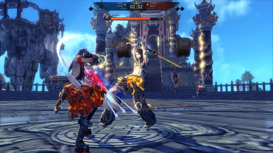 Im Arena-PvP wird Blade and Soul zum Prügelspiel Marke Street Fighter.