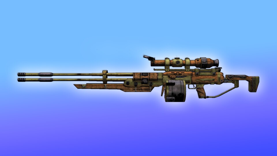 Die stärkste Waffe in Borderlands 3 ist ein Scharfschützengewehr, welches eher wie eine Mini-Gun funktioniert.
