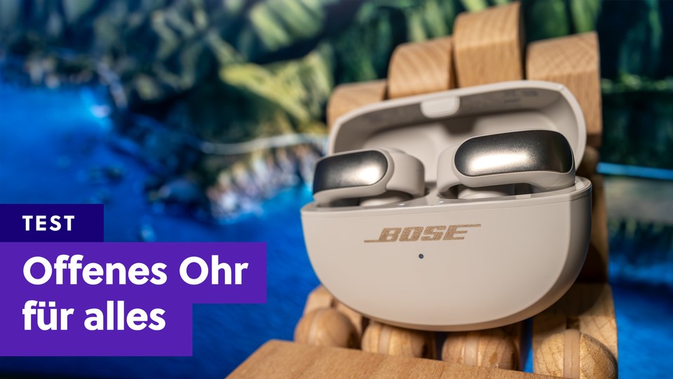 Im Gegensatz zu gewöhnlichen Ohrhörern blockieren die Bose Open Earbuds Ultra den Gehörgang nicht. Das hat Vor- und Nachteile.