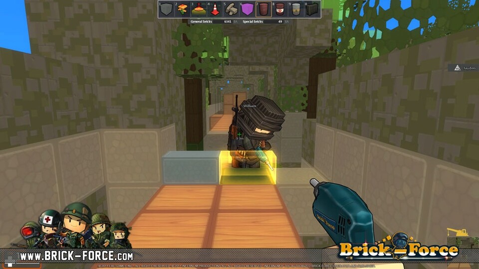 Die Closed Beta von Brick-Force wird sowohl den Shooter- als auch den Creative-Modus zeigen.