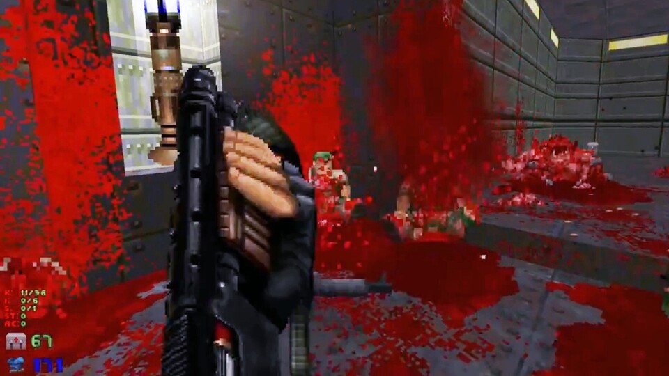 Ab sofort steht die Version 20 der Mod »Brutal Doom« für den Shooter Doom zum Download bereit.