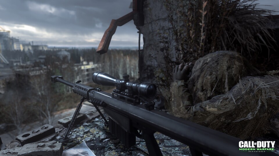 Der legendäre Scharfschützeneinsatz aus Call of Duty: Modern Warfare in der Remastered-Optik.
