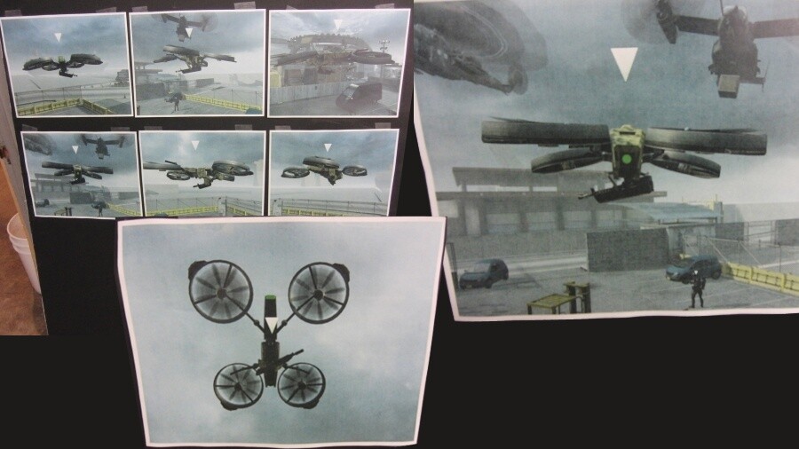 Diese Fotos zeigen angeblich die Drone im Spiel, könnten aber auch in der MW3-Engine entstanden sein.