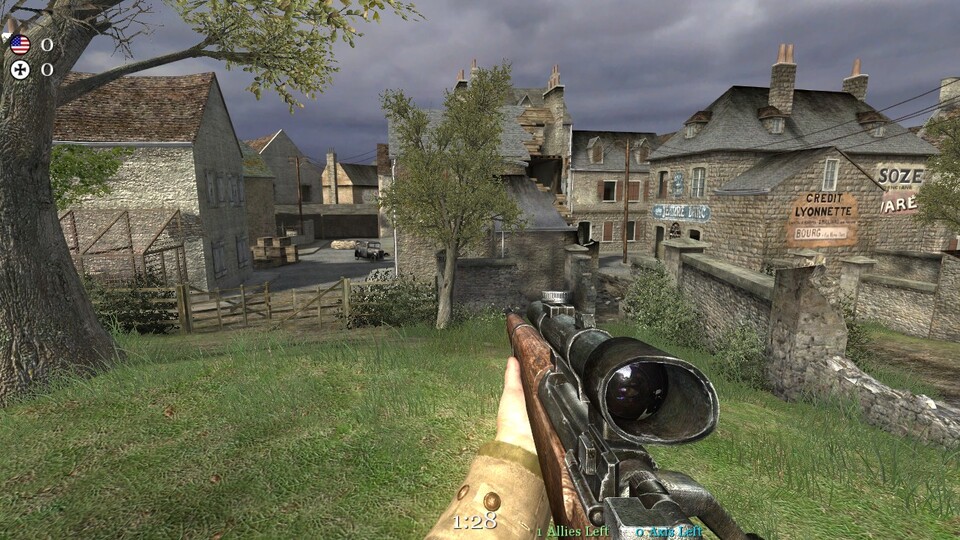 Carentan gilt als Klassiker der CoD-Serie, wie hier in Call of Duty 2.