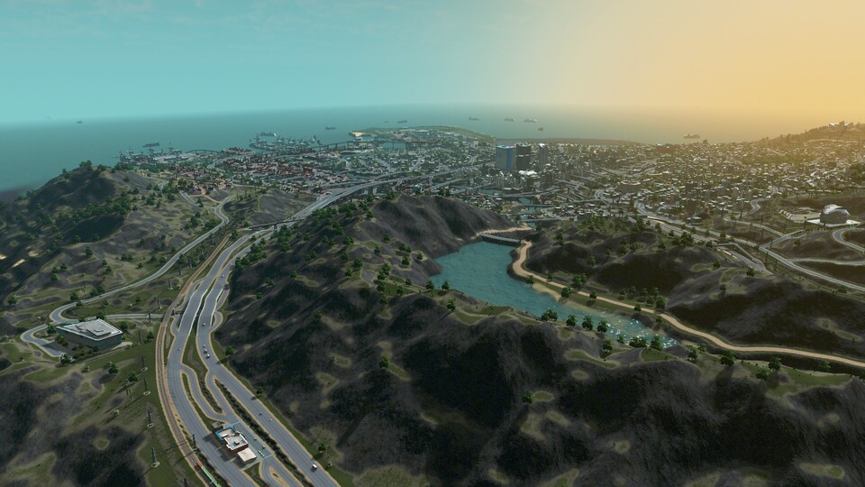 Der Fan namens »Grockefeller« hat die Stadt Los Santos aus Grand Theft Auto 5 vollständige in Cities: Skylines nachgebaut.