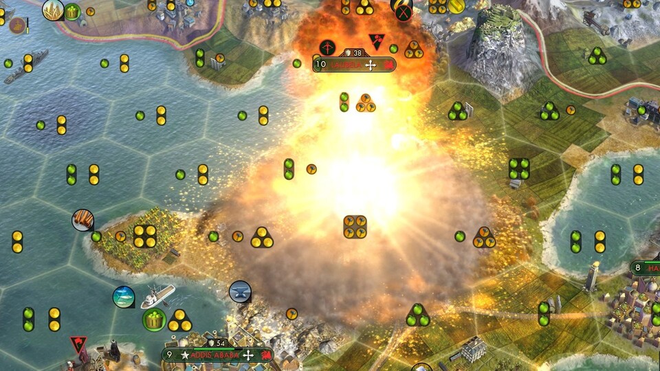 In Civilization 5 wird der Battle Royale der vom Computer gesteuerten Nationen ab dem 26. Dezember live gestreamt. Wird Gandhi wieder zur Atombombe greifen?