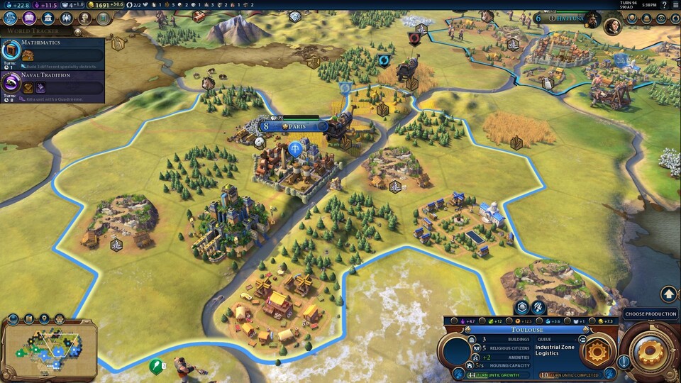 Die Grafik in Civilization 6 macht vielen Serien-Fans Sorgen: Bedeutet der Comic-Stil auch eine Vereinfachung beim Gameplay? Die Entwickler sagen: Das Gegenteil ist der Fall.