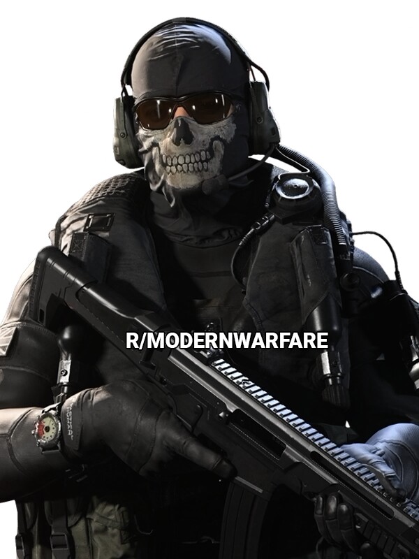 Der klassische Ghost in CoD: Modern Warfare [Quelle: Reddit | Senescallo]