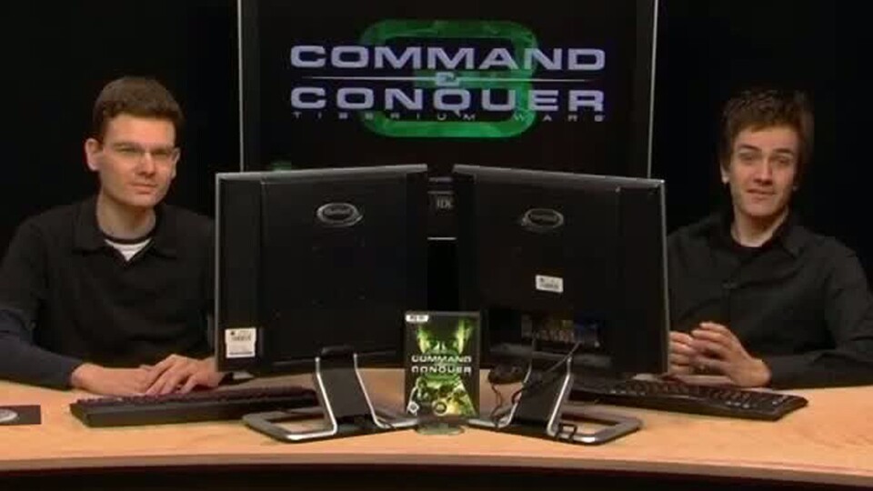Réne und Micha liefern sich ein Multiplayer-Duell in Command + Conquer 3: Tiberium Wars