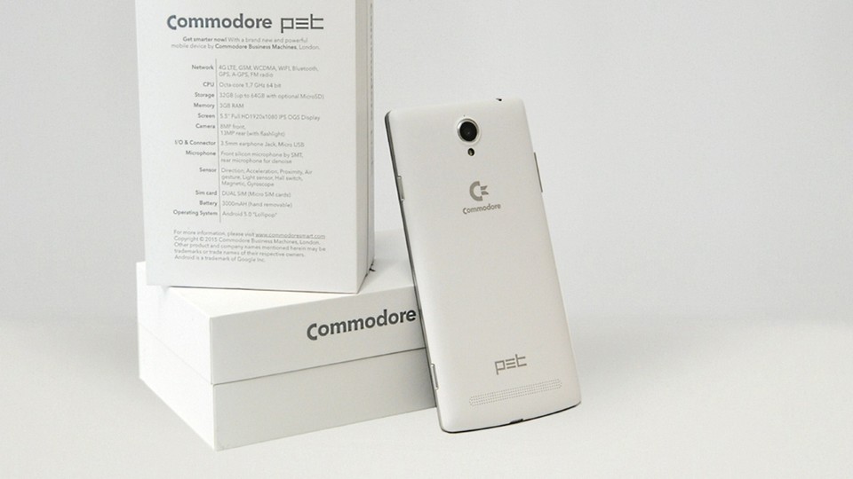 Das »Commodore PET«-Smartphone ist ein Android-Smartphone mit zwei Emulatoren.