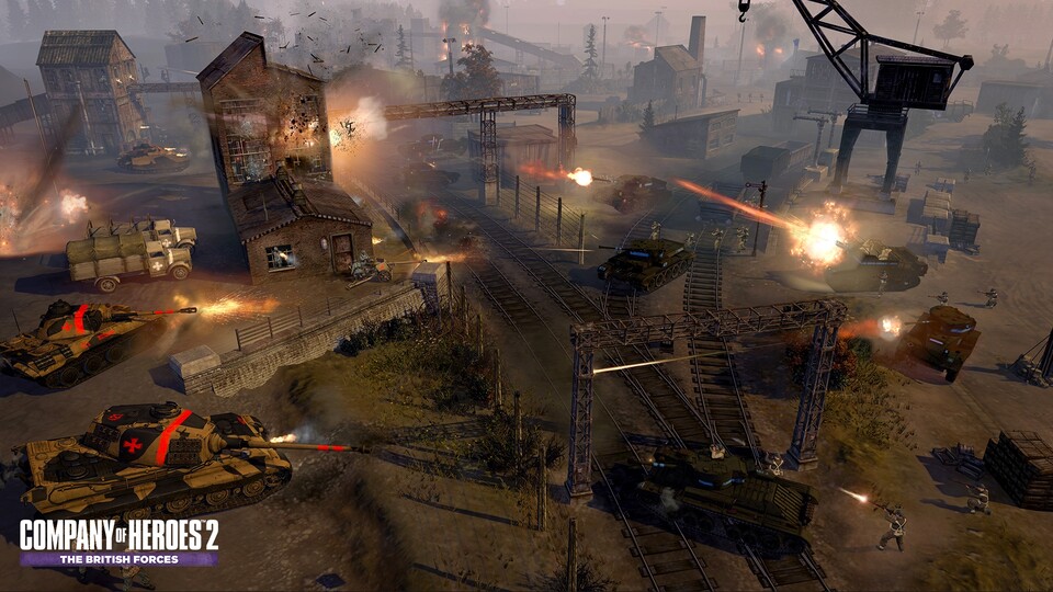 Company of Heroes 2: The British Forces ist eine Standalone-Erweiterung zum Weltkriegs-Strategiespiel.