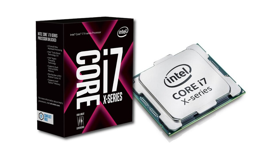 Der Core i7 7740X verfügt im Test genau wie der Core i7 7700K über vier Kerne, auch die Taktraten und viele weitere technische Eckdaten sind fast identisch.