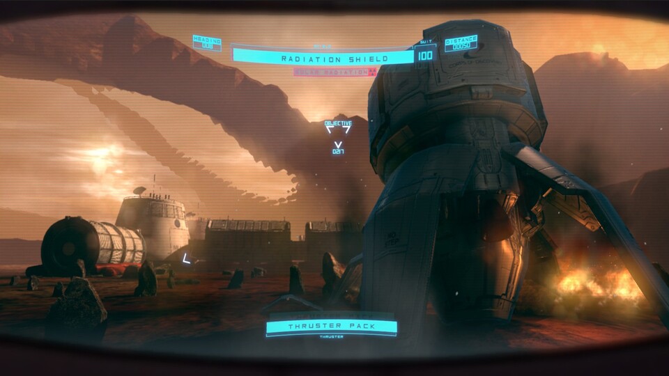 In Corpse of Discovery soll der Spieler Planeten für eine zwielichtige Organisation untersuchen.