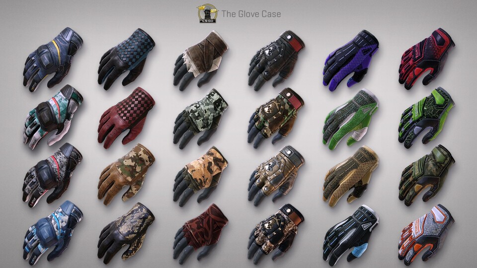 Counter-Strike: Global Offensive bietet die nächsten Mikrotransaktionen, Handschuh-Skins. Wobei »mikro«: Die Skins sind so selten wie Messer und zu Release extrem selten und teuer.