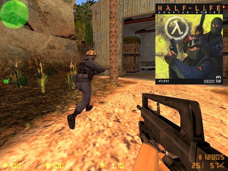 Counter-Strike wurde zunächst als kostenlose Mod veröffentlicht.