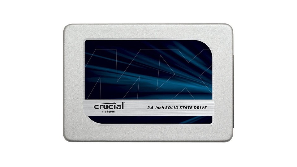 Die Crucial MX300 SSD bitet 275 GByte Speicherplatz.