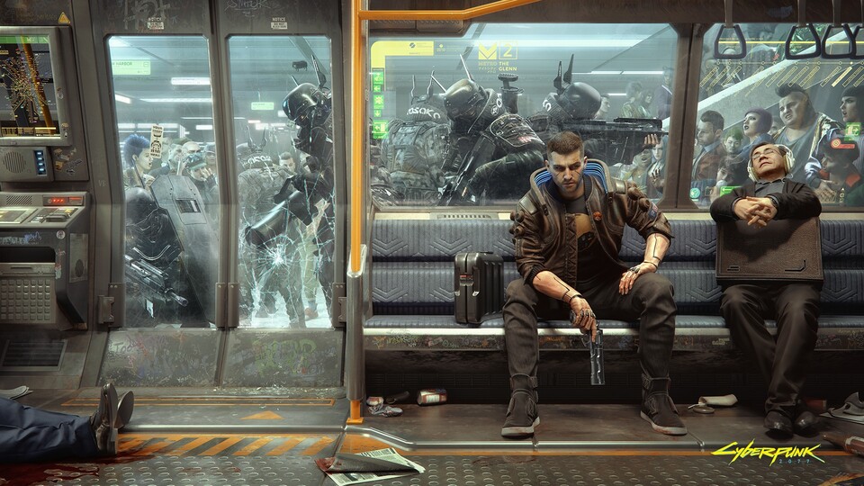 Ihr werdet in Cyberpunk 2077 doch nicht die U-Bahn zum Schnellreisen nutzen.