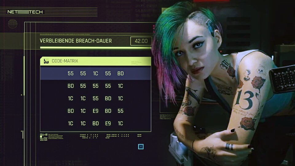 Wir erklären das Hacken der Breach Protokolle in Cyberpunk 2077.