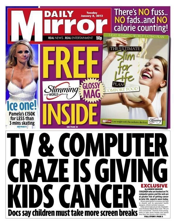Der Daily Mirror findet Erschreckendes heraus...