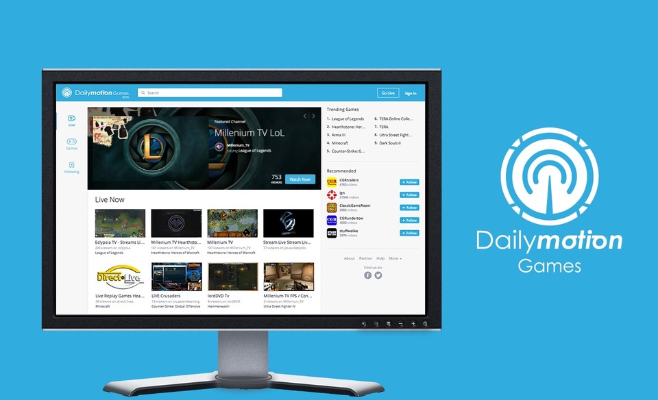 Dailymotion Games ist ein neuer Streaming-Dienst auf den Markt und soll in Konkurrenz zu Twitch treten.