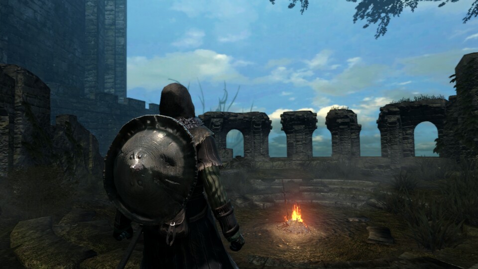 In offeneren Landschaften sieht Dark Souls: Remastered am besten aus.