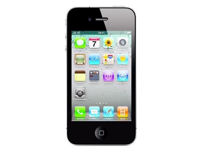 Das iPhone 4 von Apple mit dem iOS-Betriebssystem