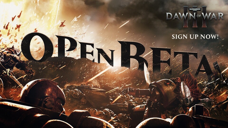 Kurz vor Release beginnt eine Open Beta für den Multiplayer von Dawn of War 3.