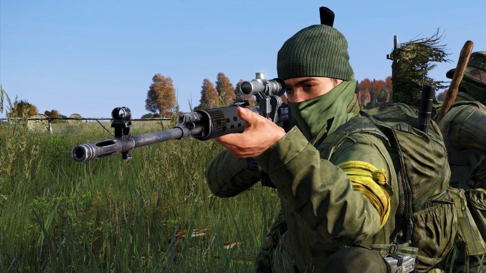 Ein Sniper-Gewehr zählt zu den Neuerungen im neuen DayZ Update.