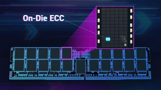 DDR5 enthält unter anderem eine integrierte ECC-Fehlerkorrektur, die bislang nur teureren Server-Speichern vorenthalten war.