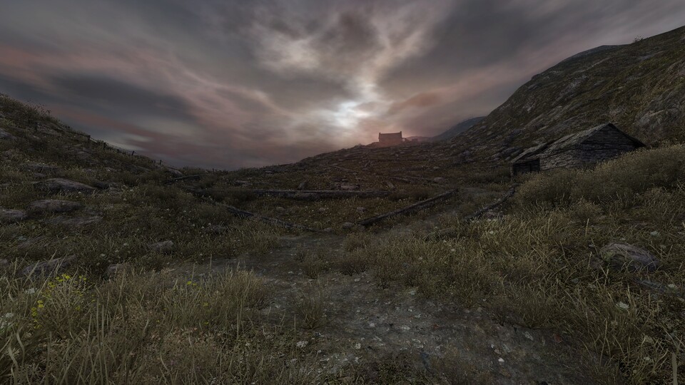 Dear Esther - Die raue Schönheit der namenlosen Insel ist trotz der betagten Engine beinahe greifbar.