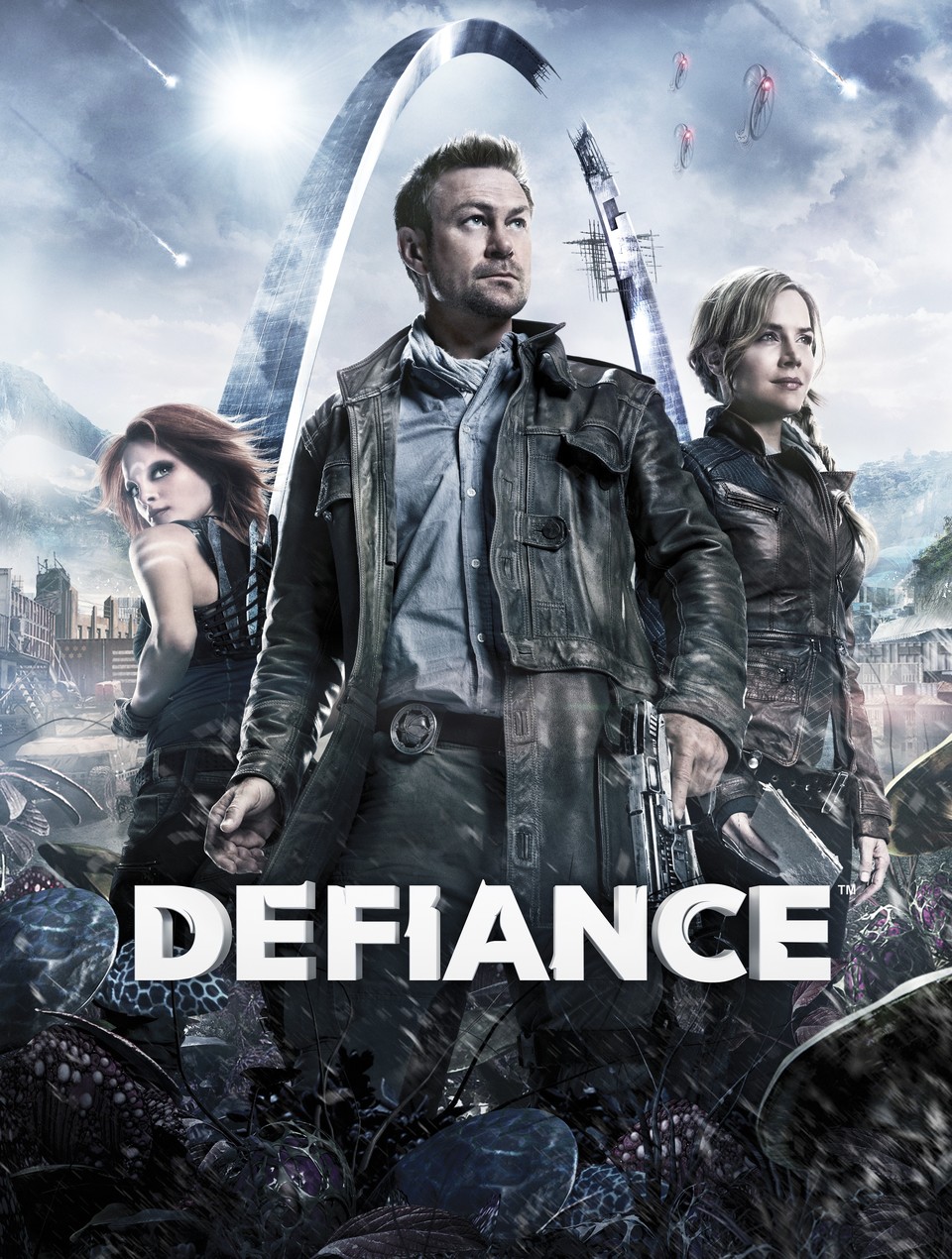 Defiance - die Science-Fiction-Serie des SyFy-Fernsehsenders ist ein Crossmedia-Projekt und läuft parallel zum MMO-Rollenspiel.