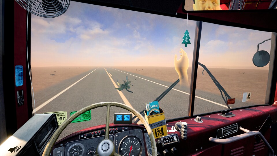 Gearbox brachte das satirische VR-Spiel Desert Bus heraus.