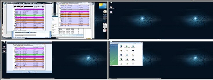 Wenn ein Desktop zuwenig ist: Desktops vervierfacht die Arbeitsfläche